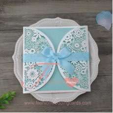 Personalized Lace Laser Cut Wedding Invitations